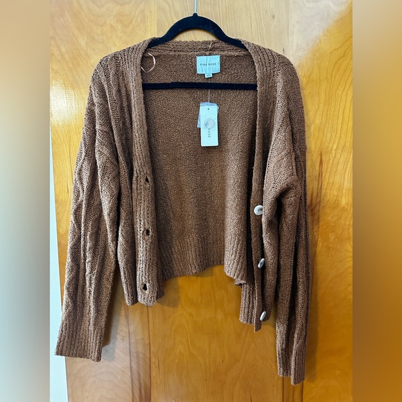 Pink Rose Cardigan- NEVER WORN - Picture 1 of 3